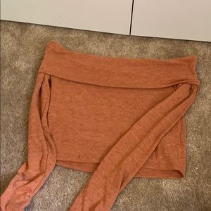 Off the shoulder sweater
